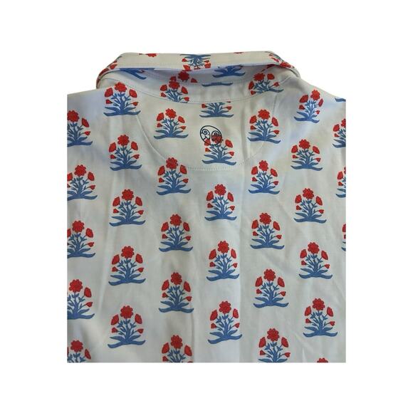 RNWK Renwick Block Print Polo Size M NWT - Picture 5 of 8